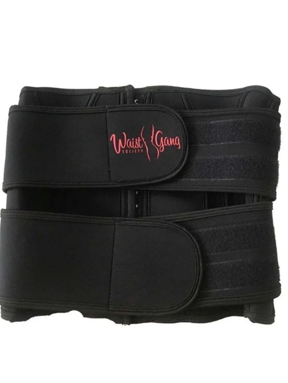 NEW Waist Gang Society Workout Sweat Belt 3XL | Black Waist Trainer | Fitness